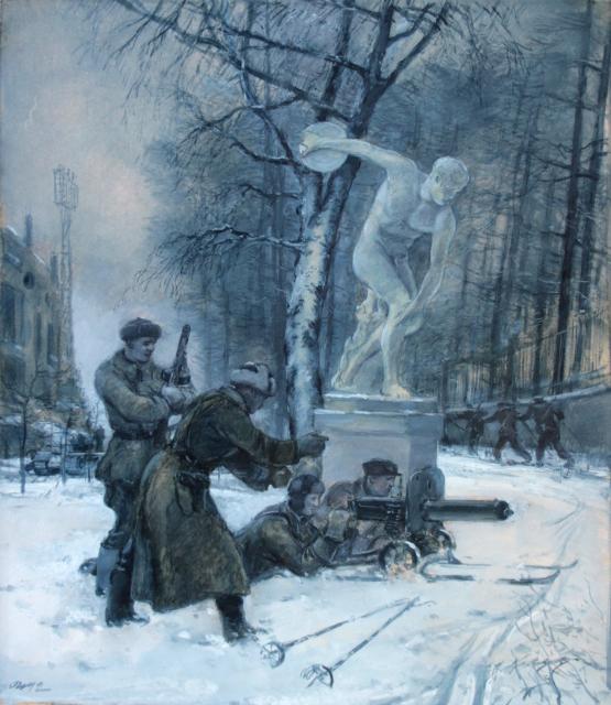 Нисский Г.Г. Подготовка народного ополчения. 1942 Нисский Г.Г. Подготовка народного ополчения. 1942